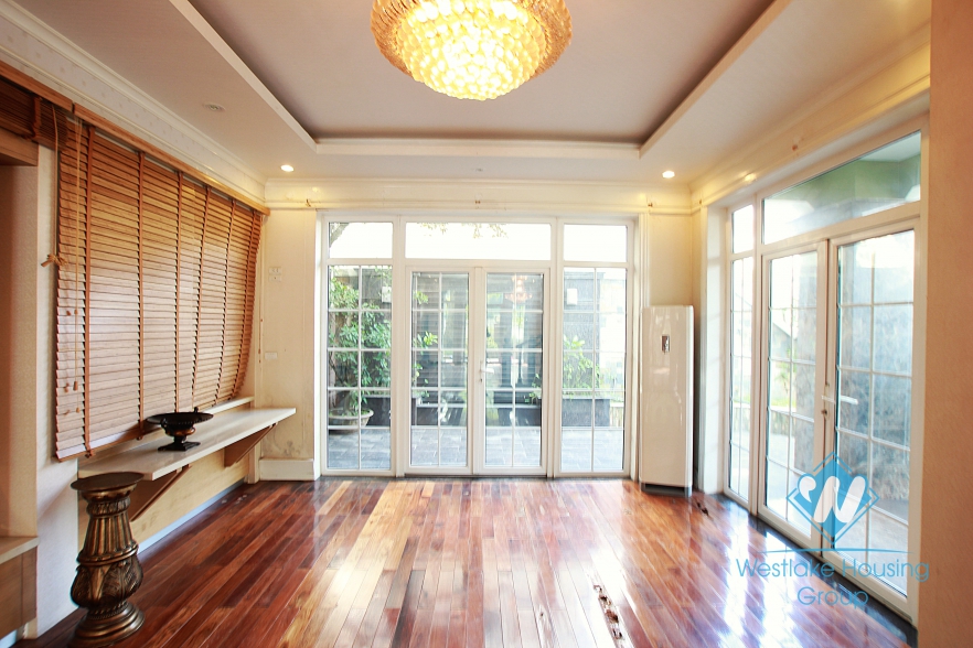 Big house with full furniture for rent in Ciputra, Tay Ho, Ha Noi