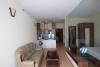 Lake view 01 bedroom apartment rental on Xuan Dieu street, Tay Ho district, Hanoi