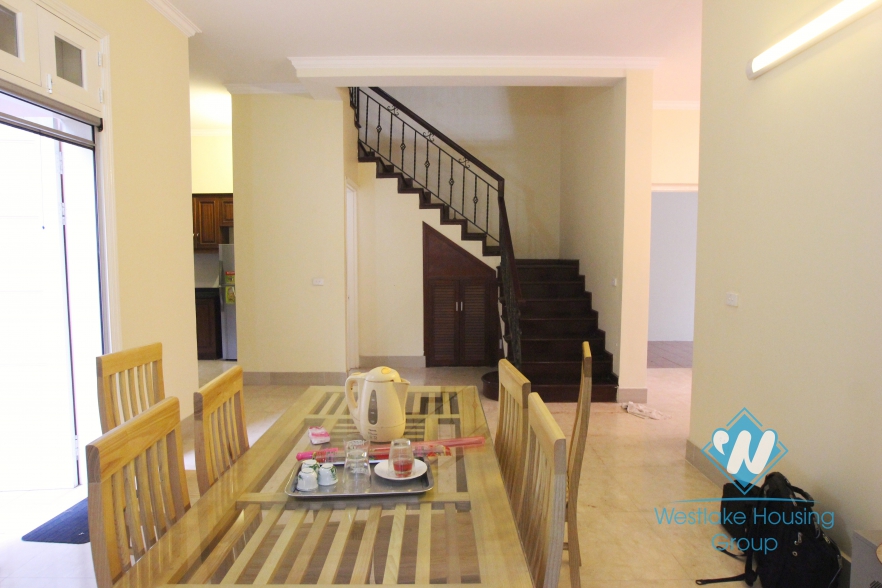 Bright house available for rent in Ciputra, Tay Ho, Hanoi.