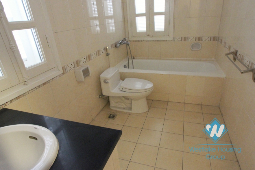 Bright house available for rent in Ciputra, Tay Ho, Hanoi.