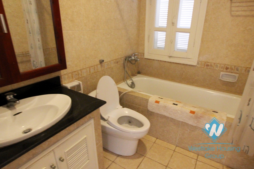 Bright house available for rent in Ciputra, Tay Ho, Hanoi.