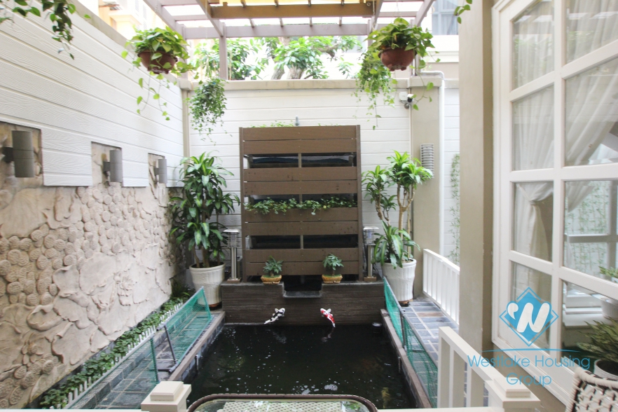 Beautiful villa for rent in T block, Ciputra, Tay Ho, Hanoi