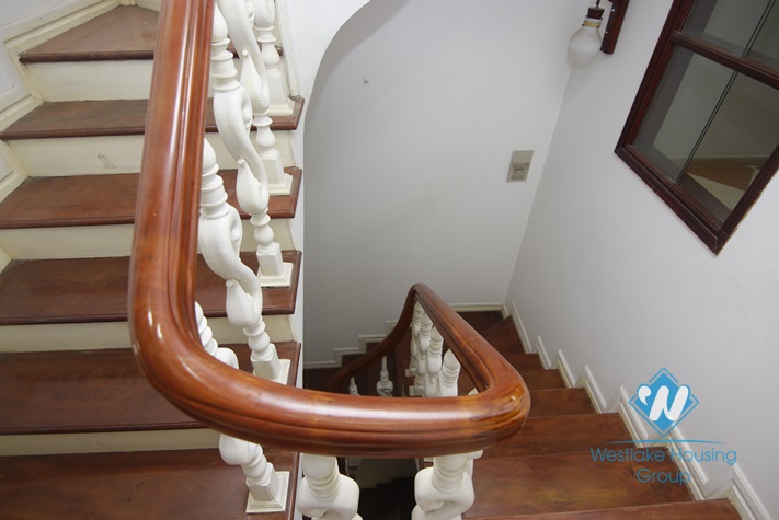 Five bedrooms house for rent in Ba Dinh district, Hanoi.