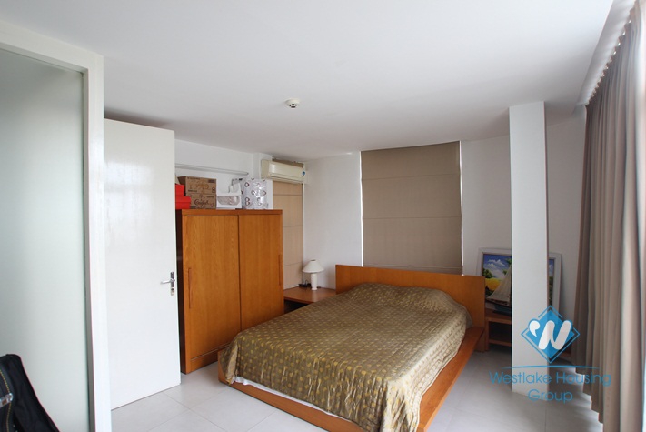Duplex apartment with nice design for lease in Ba Dinh District.