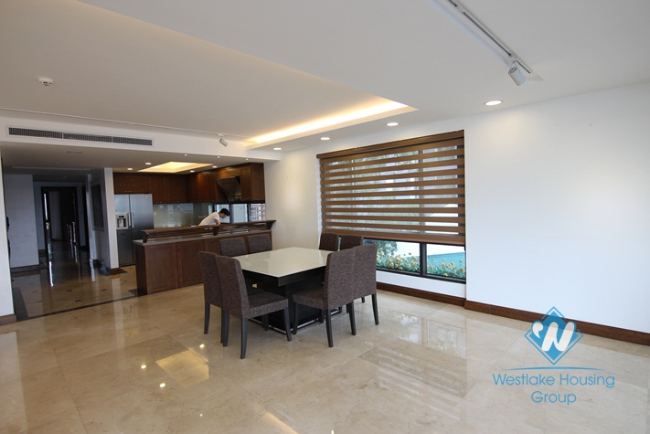 Nice and bright apartment for rent in Xuan Dieu street, Tay Ho district , Hanoi