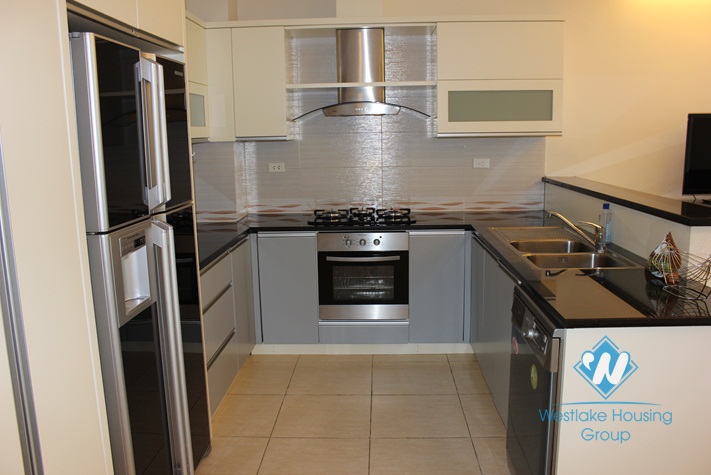 Penthouse apartment for rent in Truc Bach area, Ba Dinh, Ha Noi