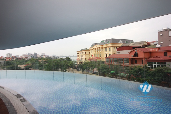 Lake view-Brand new apartment for rent in Tay Ho area-Watermark Building