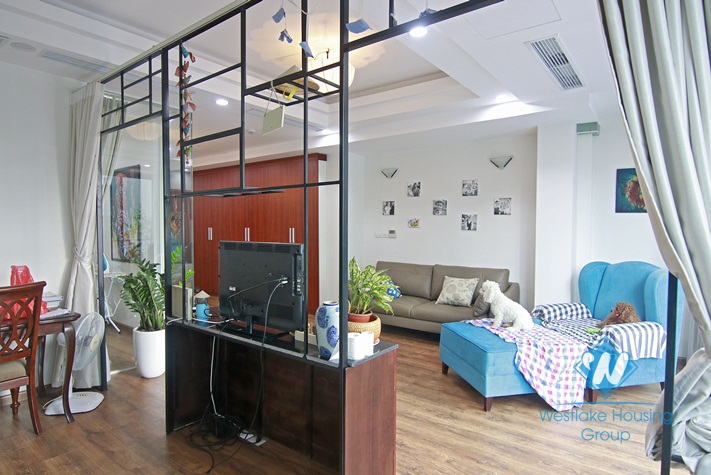 Brand new two bedrooms apartment for rent in Truc Bach area, Ha Noi