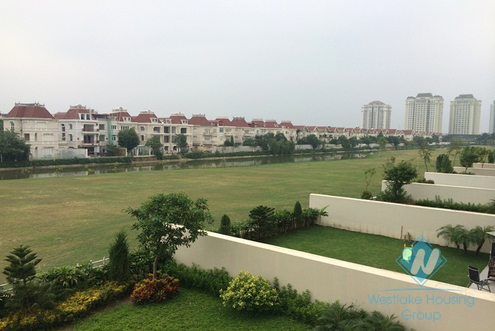 Brand new villa for rent in Ciputra, large garden & great view