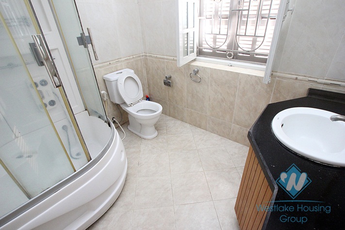Spacious house with large courtyard for rent in Ciputra Compound, Tay Ho District, Ha Noi.