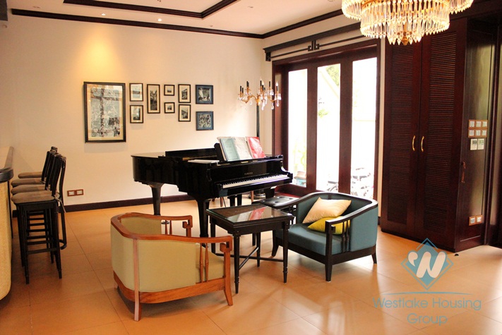 High quality house with modern furniture for lease in Ciputra, Tay Ho, Hanoi