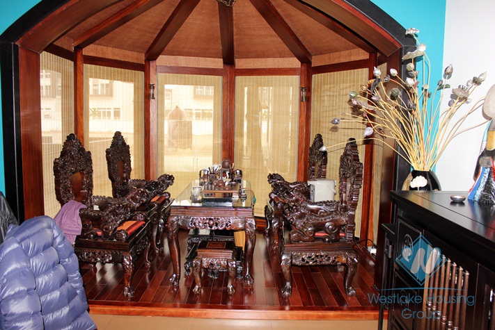 High quality house with modern furniture for lease in Ciputra, Tay Ho, Hanoi