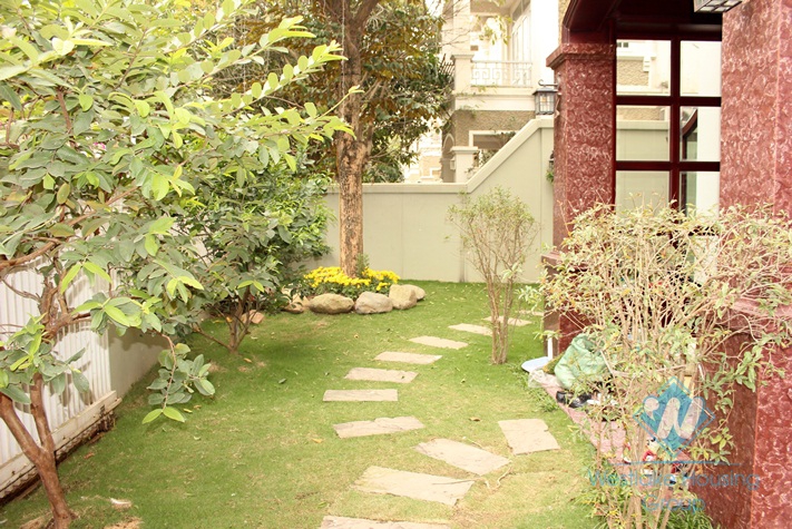 High quality house with modern furniture for lease in Ciputra, Tay Ho, Hanoi
