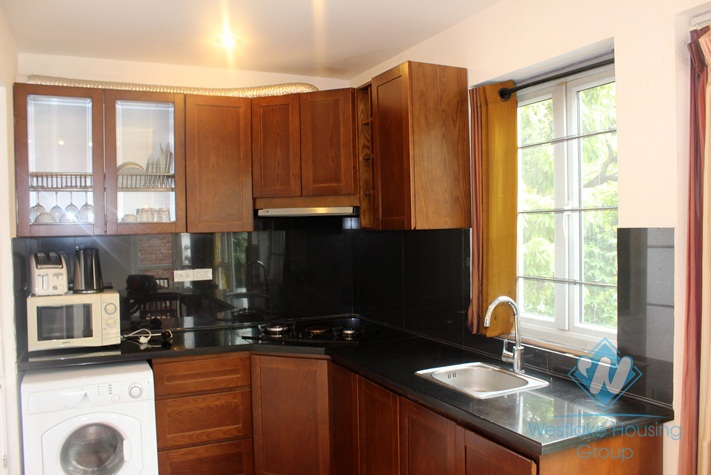 01 bedroom apartment for rent in Tay Ho, Ha Noi.