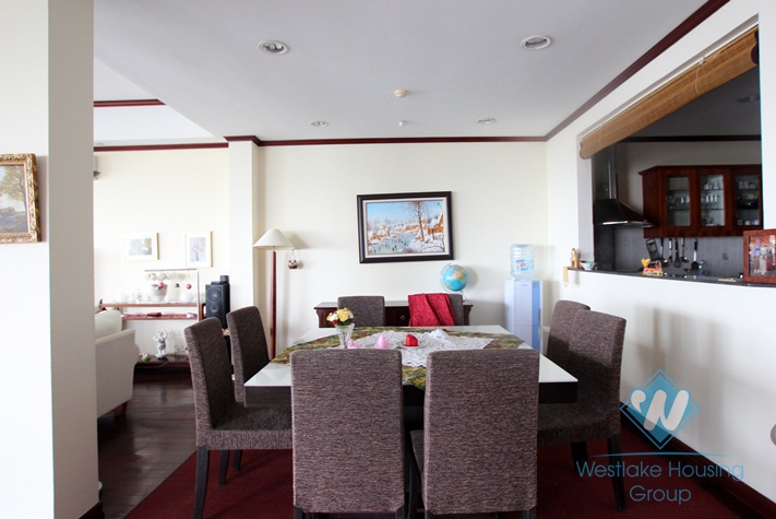 Stunning duplex apartment with lake view in Xuan Dieu street