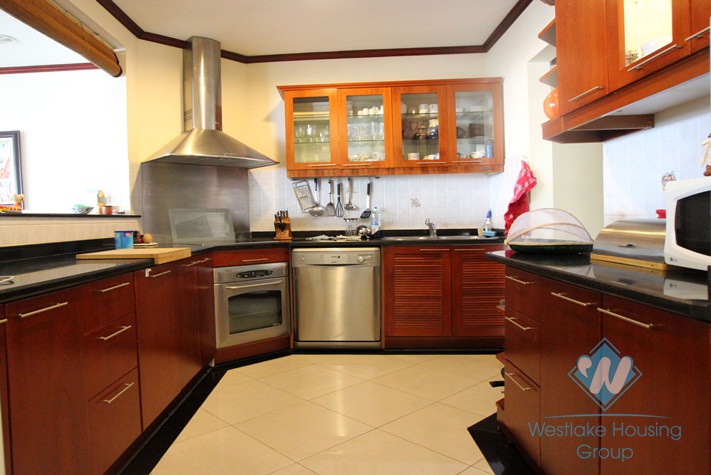 Stunning duplex apartment with lake view in Xuan Dieu street