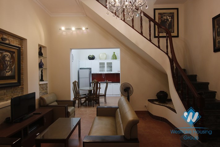 Three bedrooms house for rent in Ba Dinh district, Ha Noi.