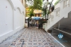 Unfurnished house for rent in Truc Bach area.