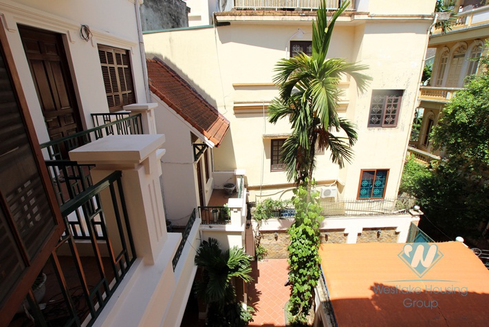 Nice colonial house rental with 4 bedrooms in To Ngoc Van, Tay Ho, Ha Noi