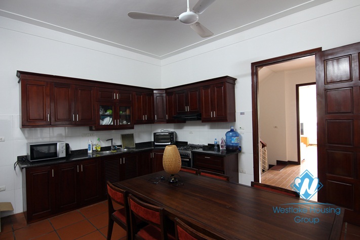 Beatifull house with 05 bedrooms, big terrace and bright for rent in Tay Ho district 