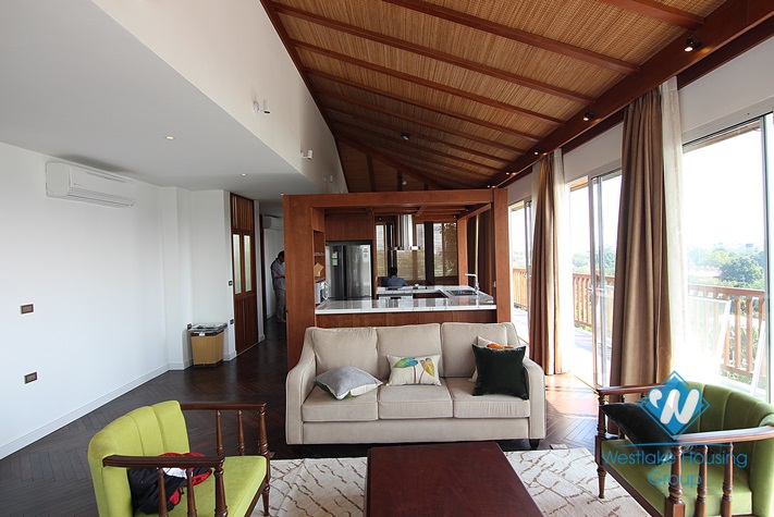 Penthouse apartment in Dang Thai Mai st for rent 