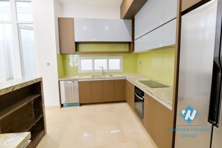 A semi-furnished 5 bedroom villa for rent in Ciputra K Block