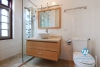 Unfurnished 4 bedrooms house with yard and garage for rent in Au Co st, Tay Ho area.