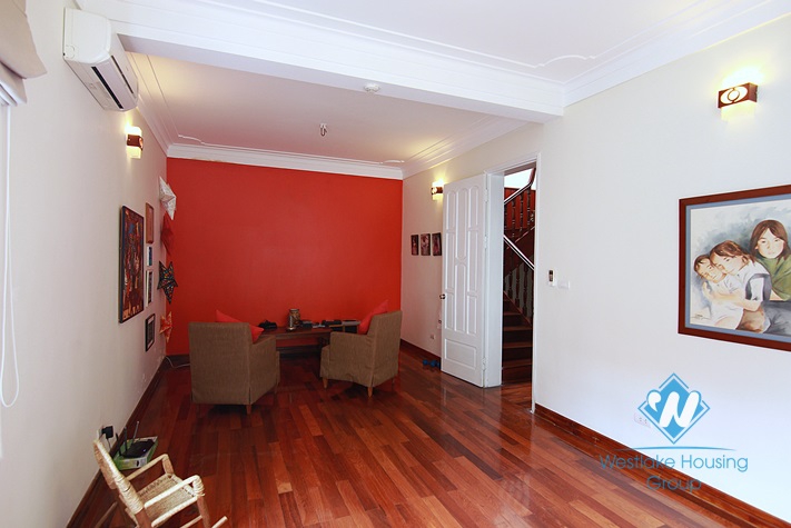 Upgraded house in good quality and 5 bedrooms for rent in Westlake Tay ho, Hanoi, Vietnam
