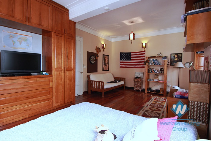 Upgraded house in good quality and 5 bedrooms for rent in Westlake Tay ho, Hanoi, Vietnam