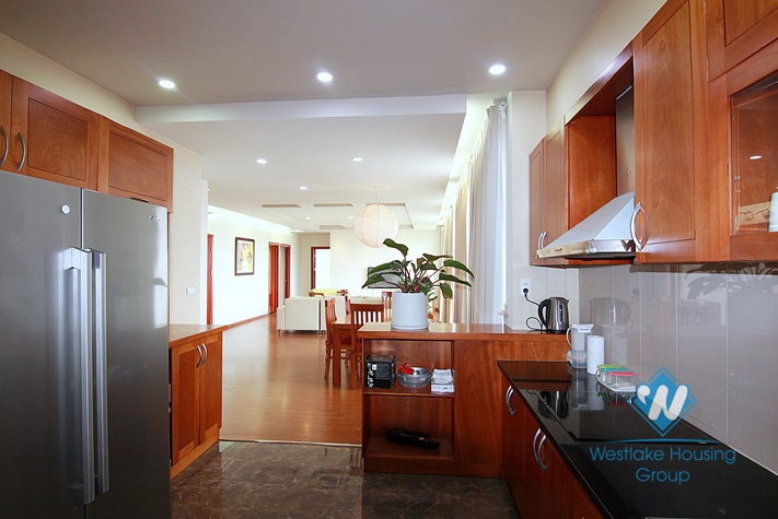 Spacious 04 bedrooms apartment in good location of Westlake area, Tay Ho.