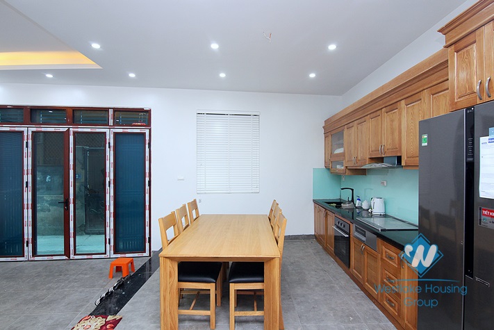 Six bedrooms house for rent in Au Co, Tay Ho, Hanoi.