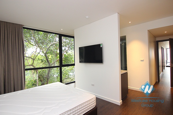 A marvelous apartment with gorgeous West Lake view for rent in Tay Ho