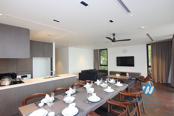 A marvelous apartment with gorgeous West Lake view for rent in Tay Ho