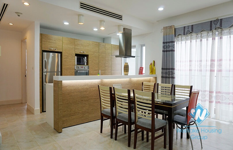 Two bedroom apartment for rent on high floor in Golden Westlake, Ha Noi, Vietnam