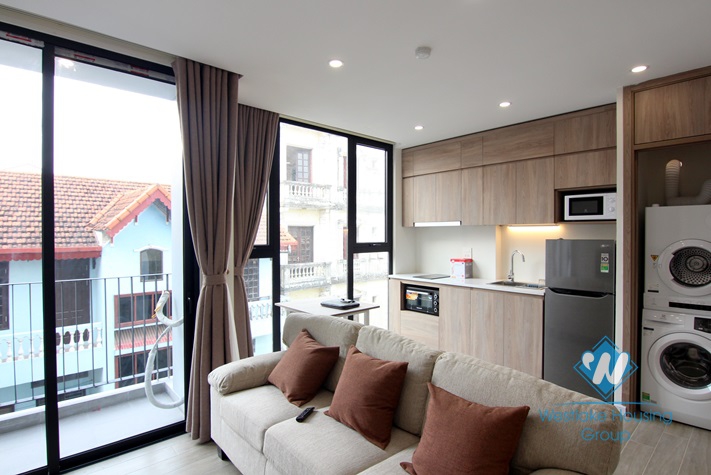 Brand new and bright 1 bedroom apartment for rent in Tay Ho area.