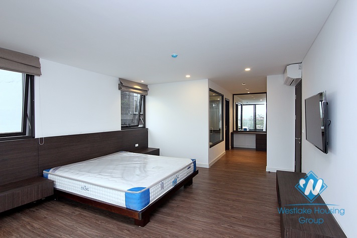A premium 3 bedroom and working room apartment with lake view for rent on To Ngoc Van, Tay Ho
