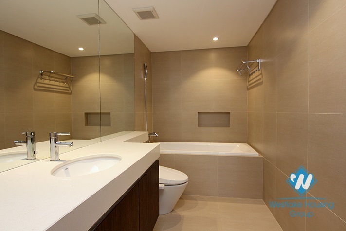 A premium 3 bedroom and working room apartment with lake view for rent on To Ngoc Van, Tay Ho