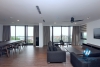 A premium 3 bedroom and working room apartment with lake view for rent on To Ngoc Van, Tay Ho