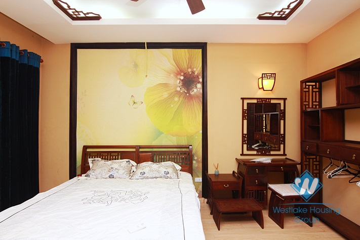 Two bedrooms house for rent in Lac Long Quan st, Tay Ho district.