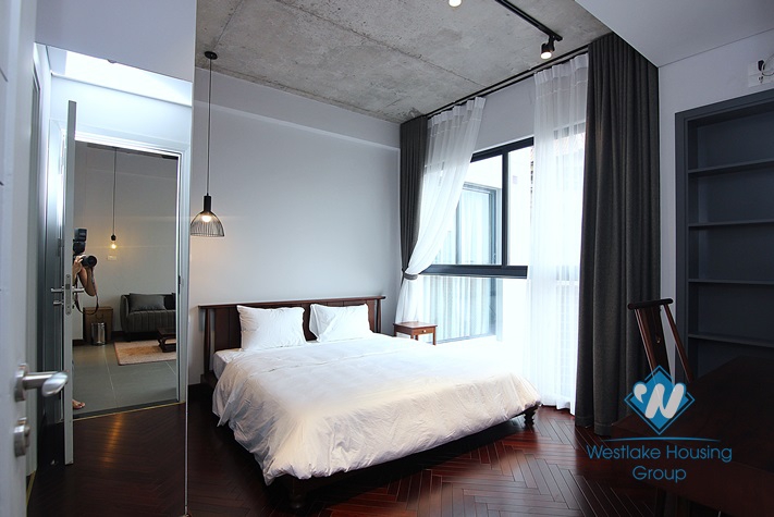 Balcony 1 bedroom apartment for rent in Tu Hoa st, Tay Ho, Ha Noi