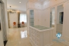 Hanoi furnished 5 bedrooms villa for let in Vinhomes Riverside with river view