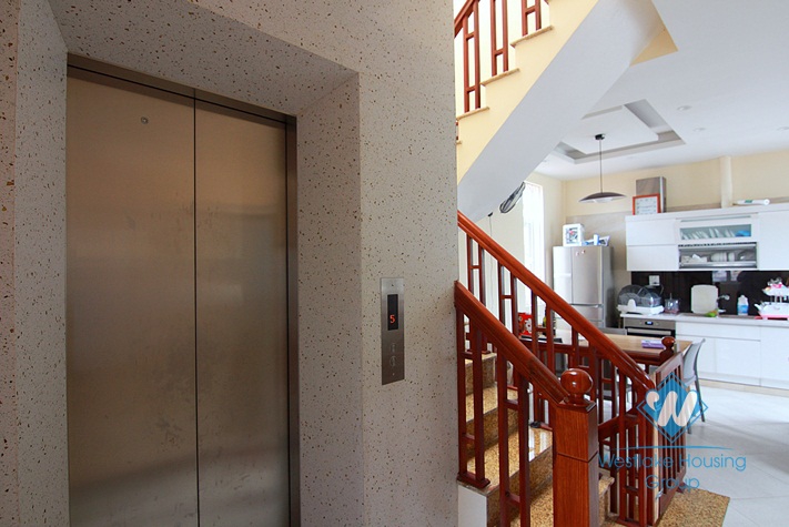 A modern house with elevator for rent in Au Co street, Tay Ho district