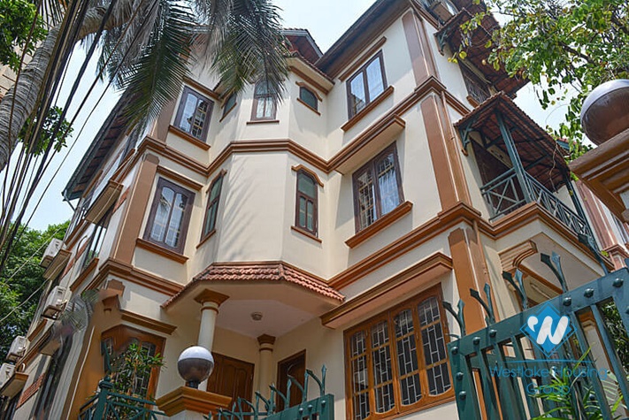 Spacious garden house with swimming pool for rent in Xom Chua area, Tay Ho, Hanoi