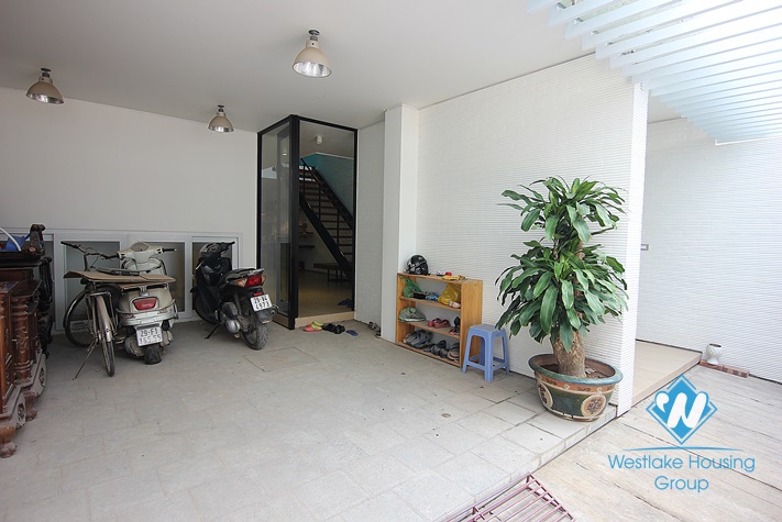 A modern house to rent in Tay Ho with charming and unique design