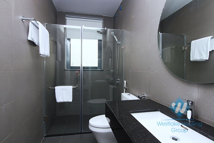 Stunning penthouse apartment for rent in Tay Ho with beautiful lake view balcony