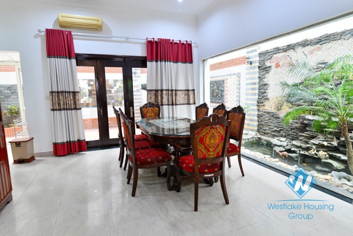 Spacious 5 bedrooms villa for rent in D block, Ciputra, Hanoi