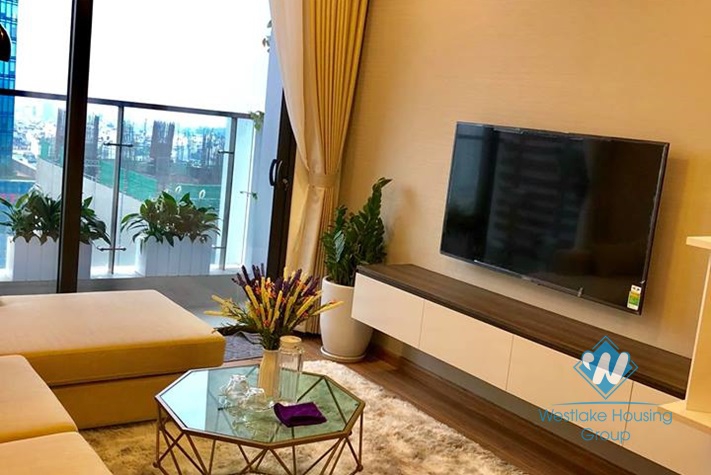 Lovely and brand-new apartment for rent in Vinhome Metropolis, Lieu Giai, Ba Dinh area.