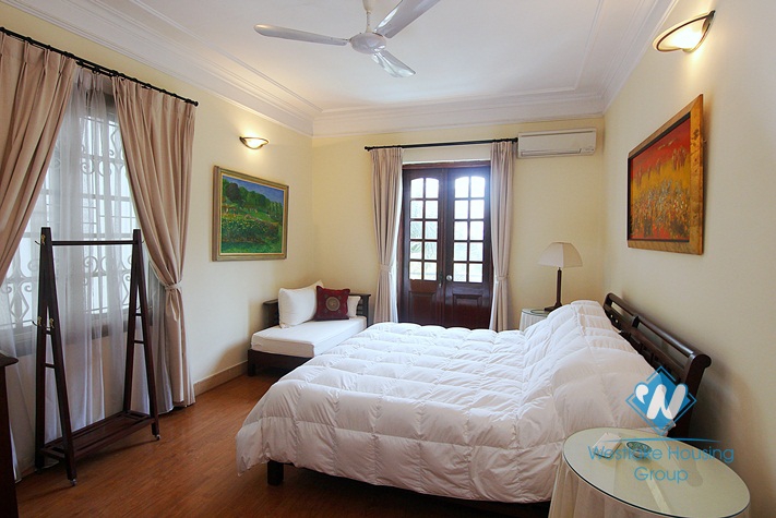 Nice house with swimming pool for rent in Dang Thai Mai st, Tay Ho, Ha Noi
