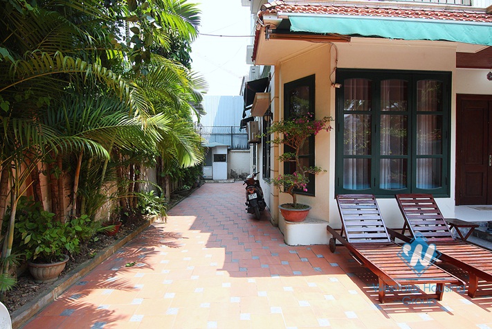 Nice house with swimming pool for rent in Dang Thai Mai st, Tay Ho, Ha Noi