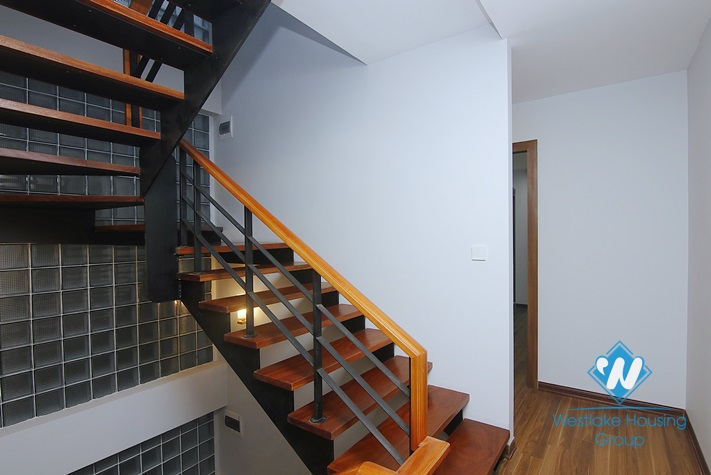 Nice design house for rent near Nhat Tan Bridge, Tay Ho District 